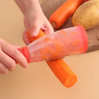 storage type fruit peeler multifunctional peeling knife with storage tube peeling fruit supplies household vegetable tools