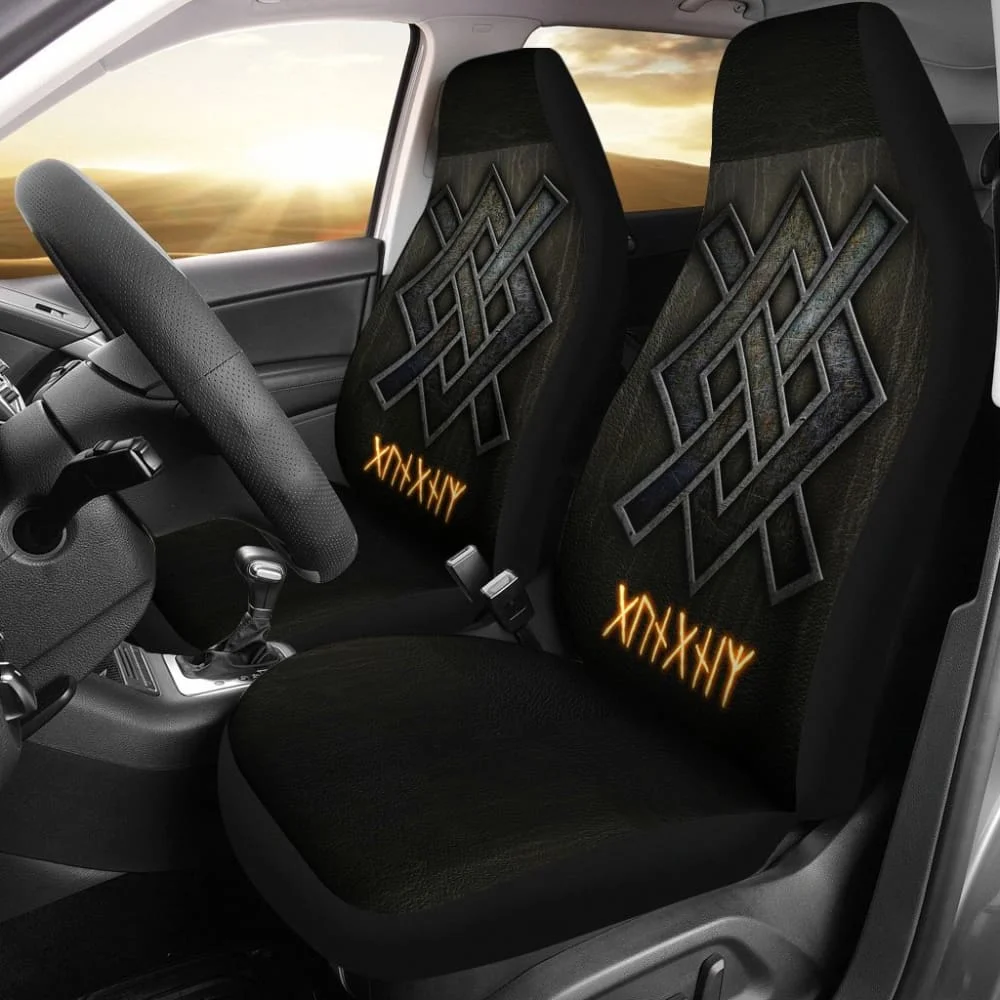 

Viking Gungnir Car Seat Covers,Pack of 2 Universal Front Seat Protective Cover