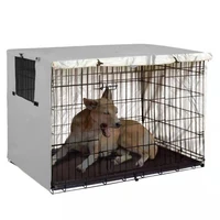 210d polyester dog cage cover dustproof waterproof kennel sets outdoor foldable small medium large dogs cage accessory products