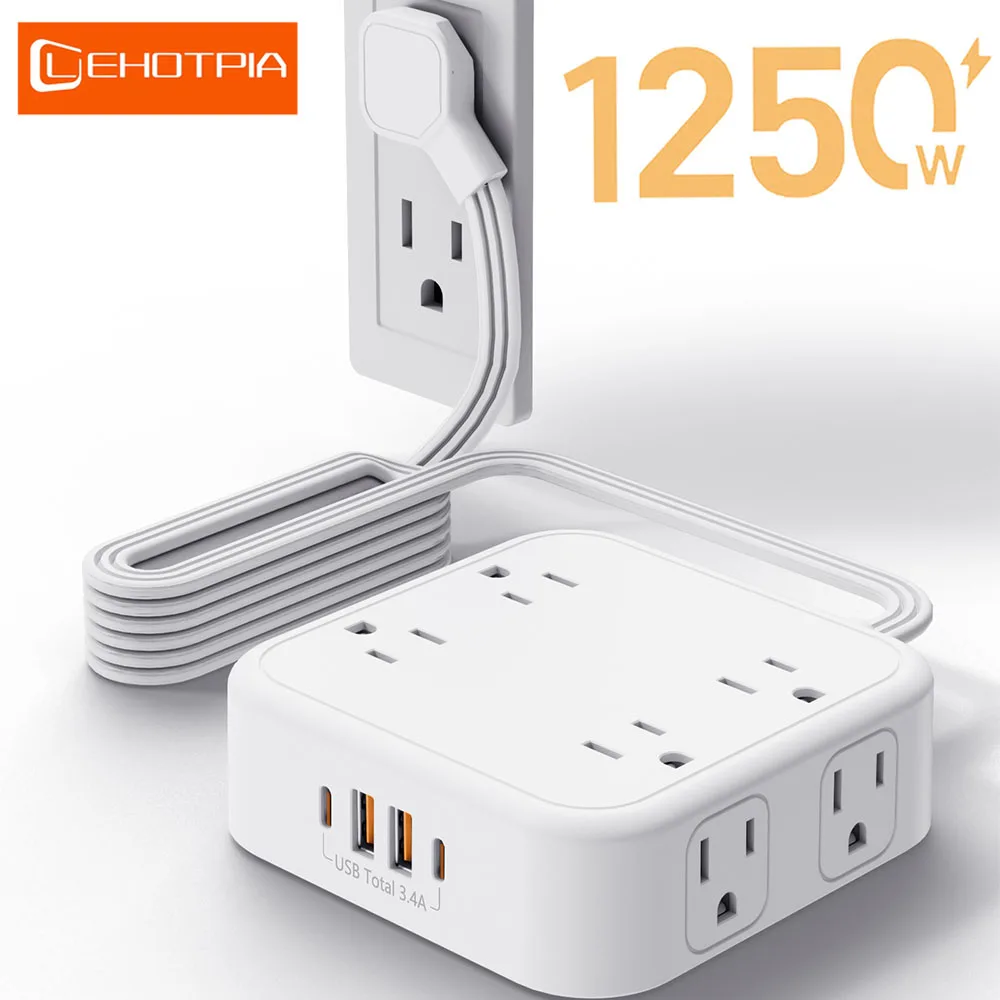 Сетевой удлинитель с розеткой переменного тока 1 5 м