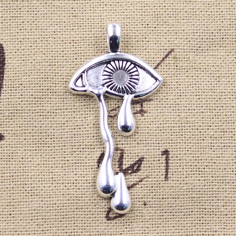 8 шт., подвески в виде слез от хора, 47x24 мм