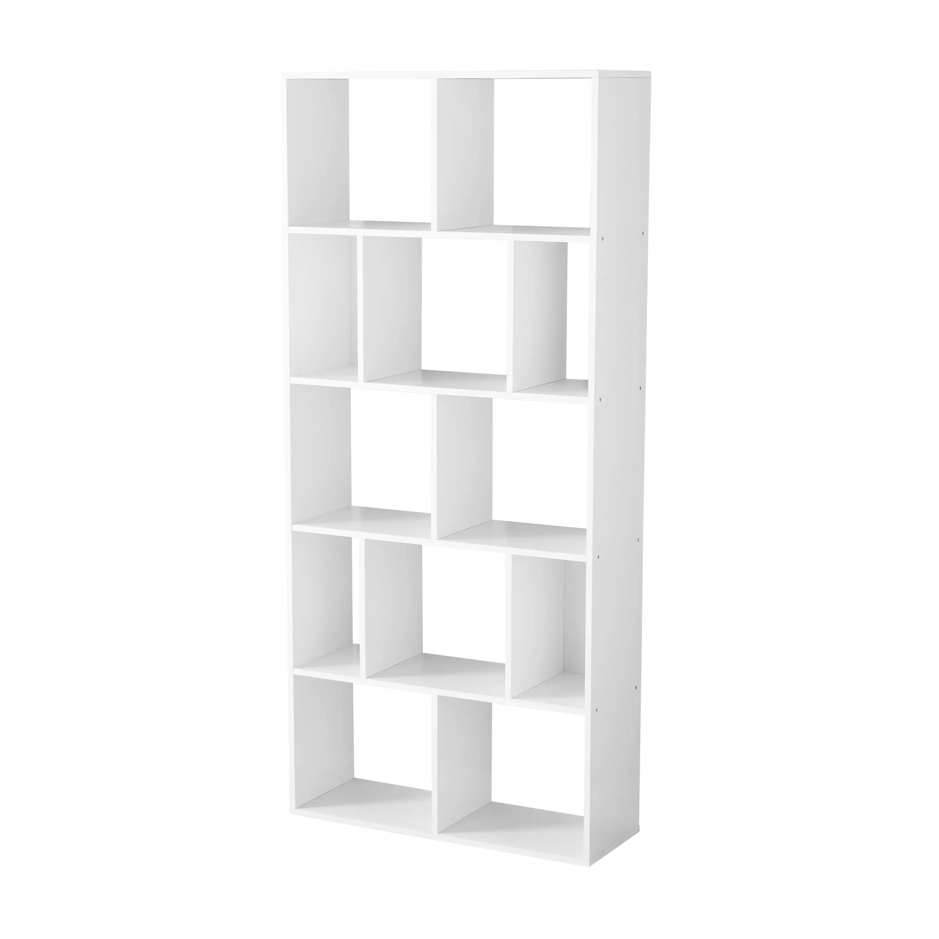 

12-Cube Shelf Bookcase, White