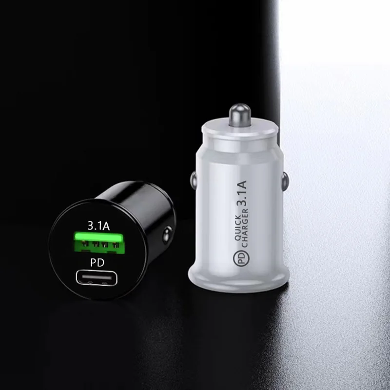 Фото Зарядное устройство FLOVEME Автомобильное универсальное с двумя USB-портами и поддержкой быстрой зарядки №2