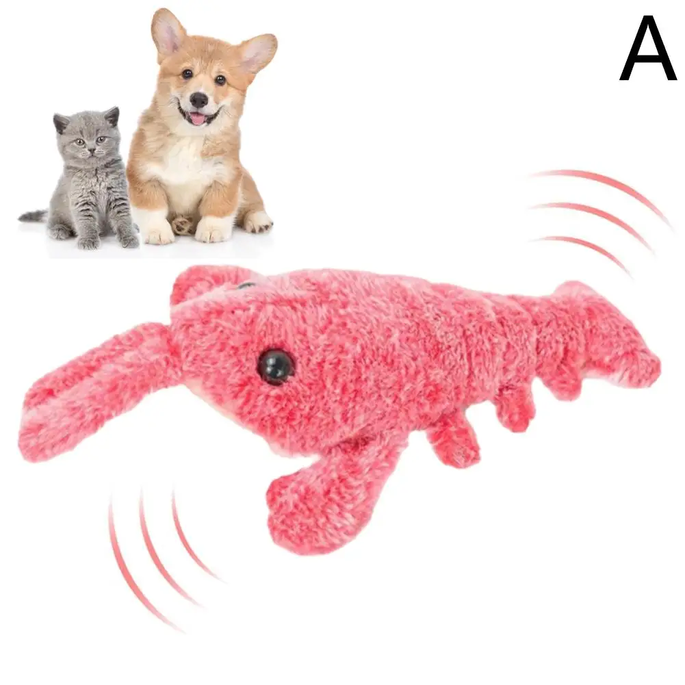 Новая плюшевая игрушка для собак вибрирующий милый лобстер золотой спаниель