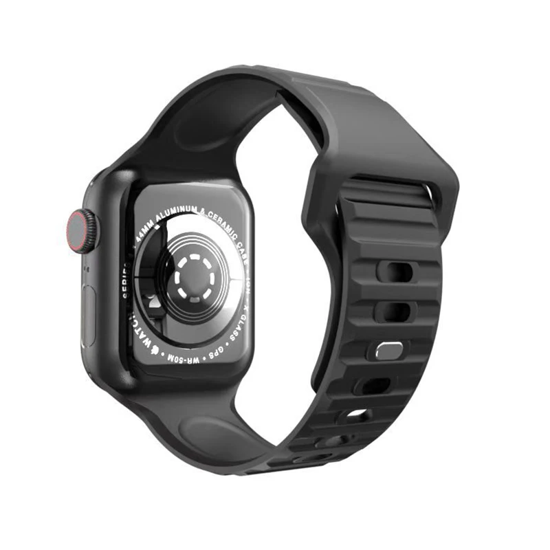 

Силиконовый ремешок для Apple Watch Band 40 44 мм 45 мм 38 мм 41 мм 42 мм, браслет для iWatch Series SE 7 6 5 4 3 2 1 Band