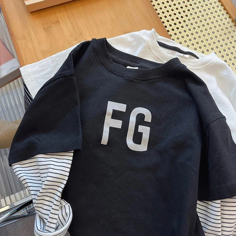 Хлопковая футболка унисекс футбольный трикотаж в повседневном стиле для детей с