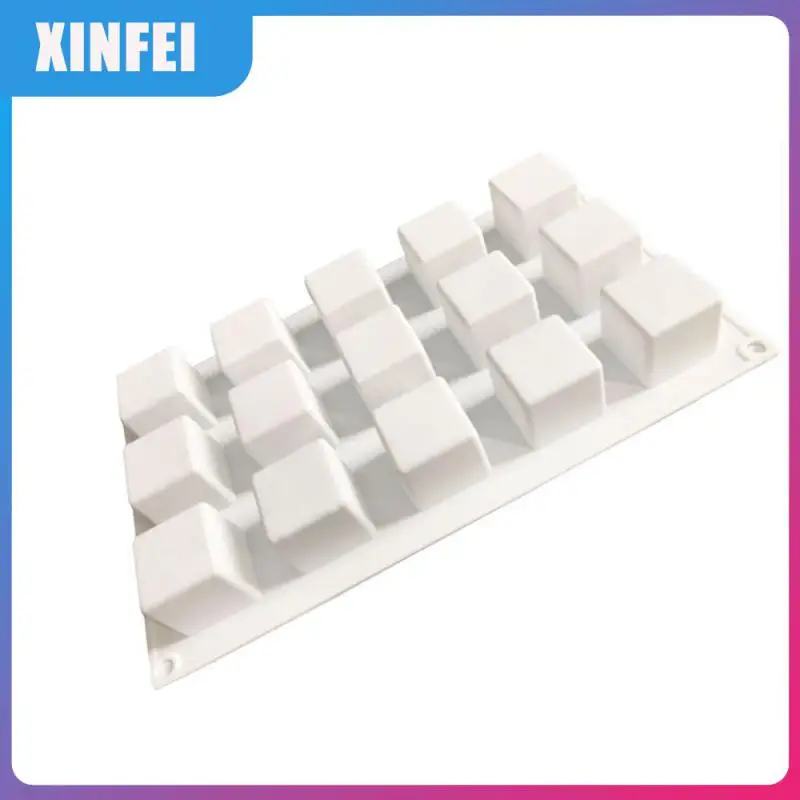 

Cake Decoration Kitchen Accessories Square Silica Gel Cake Mold Dessert Mold Square Ice Mold Easy To Demoulding Mold Silicone