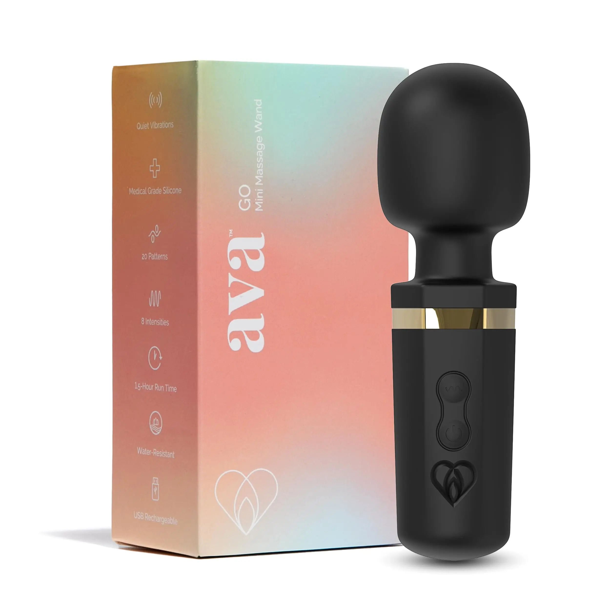 Фото Ava Mini Go Magic Wand-[Мини-Вибратор Секс-Игрушка] Секс-Игрушка для всех |   Персональный массажер, палочный массажер, стимулятор клитора | №1