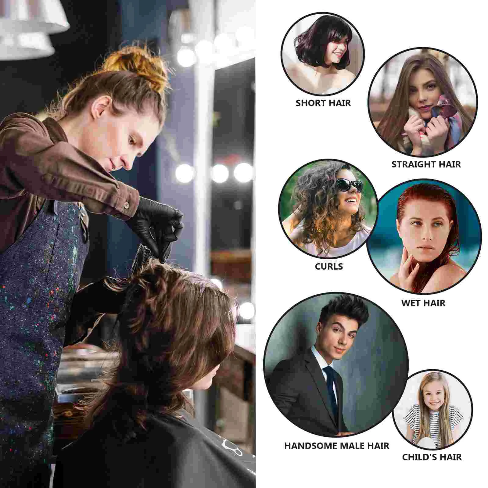 Карманная расческа с двойными зубцами складная салонная прямая завивка женская