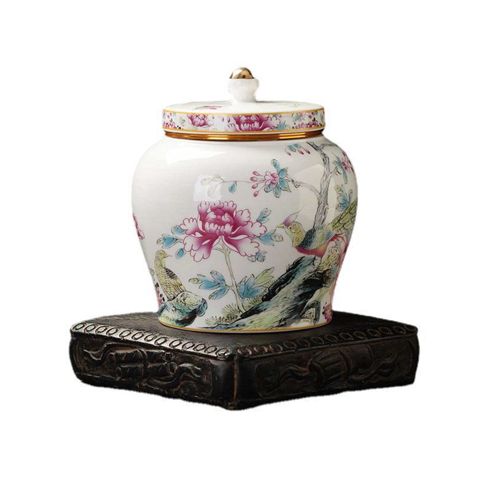 Керамическая банка для хранения чая