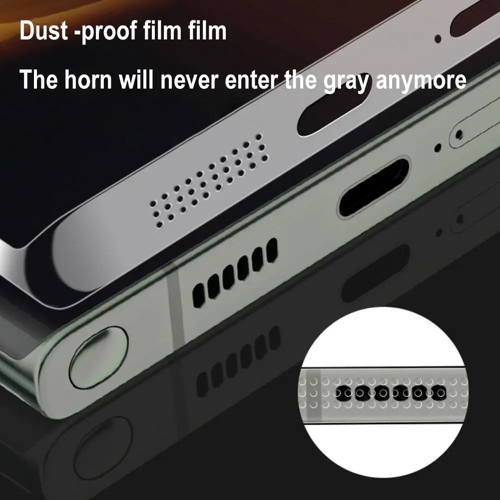 Mobile Phone Dustproof Side Film For Samsung S23 Plus Ultra Frame Film High-definition Protective Film Hydrogel Rim Film