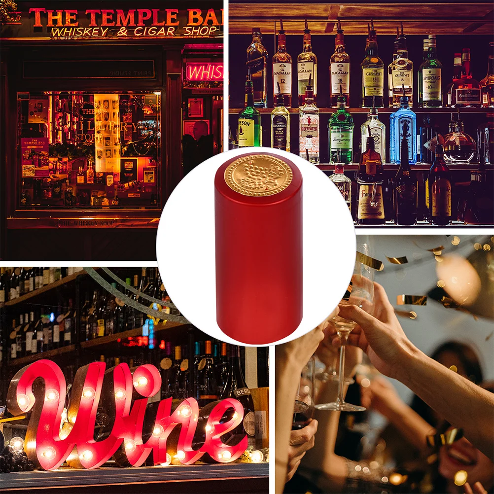 Термоусадочная пленка для красной бутылки крышка домашнего пивоварения