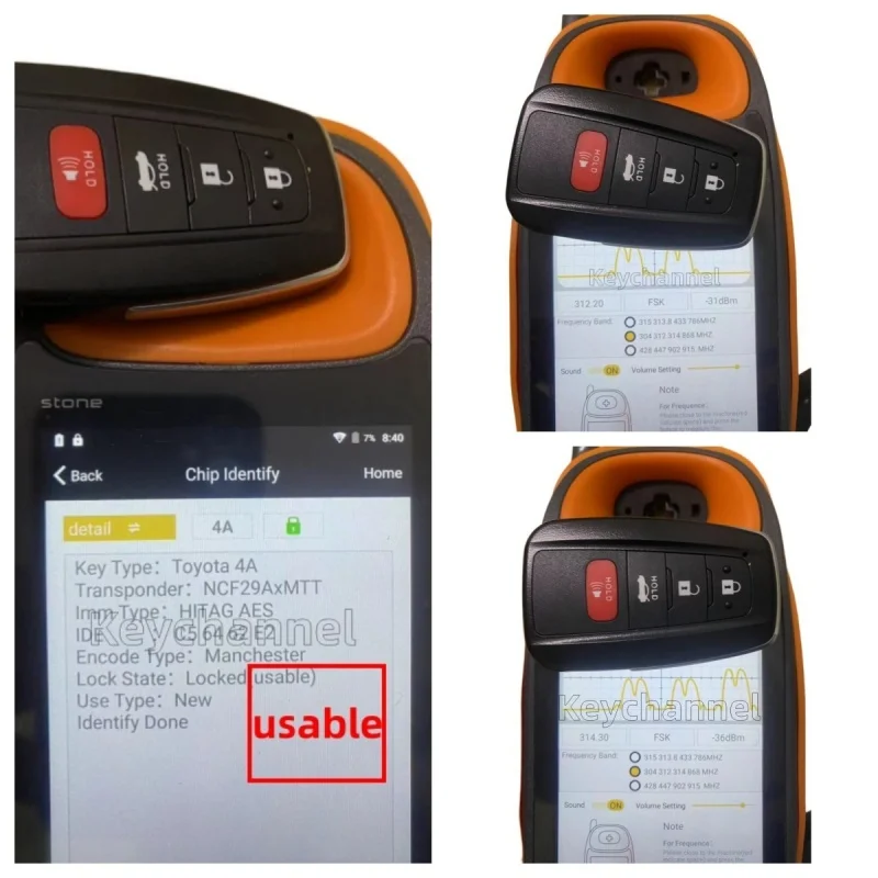 1 шт. 4 кнопки автомобильный ключ ID4A 312/314 МГц умный 8990H-62030 брелок без ключа HYQ14FLA HITAG