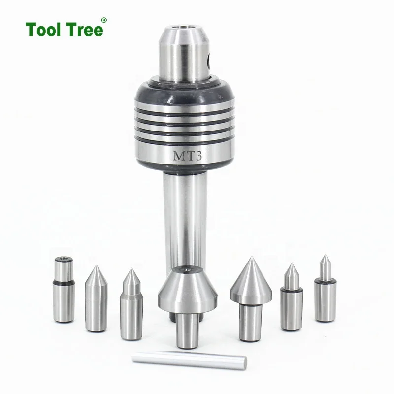 

Machine Tools MT3 MT4 MT5 Multiple Point Revolving Center with 7pcs Inter Changeable tips lathe Live Center tailstock
