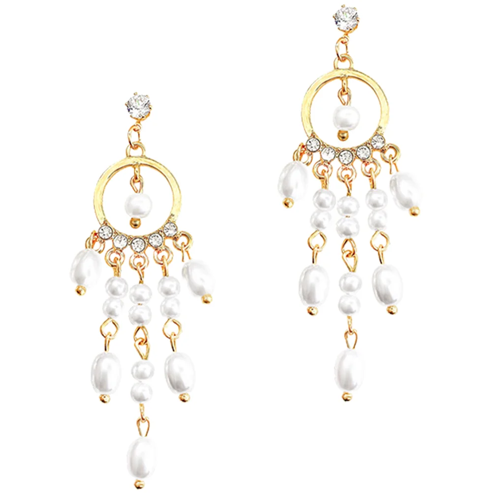 

Жемчужные серьги-подвески, женские серьги с искусственным жемчугом, женские серьги, Висячие жемчужные ювелирные изделия