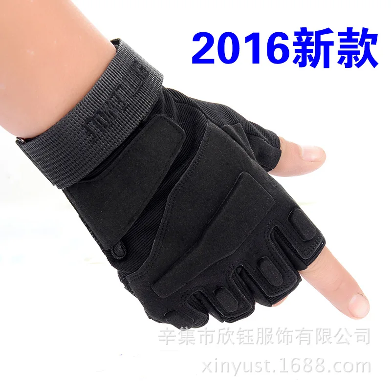 

Black Eagle Tactical Half Finger Gloves Bicycle Riding Outdoor Mountaineering Anti Slip Fitness Dumbbell Gloves Factory Direct S