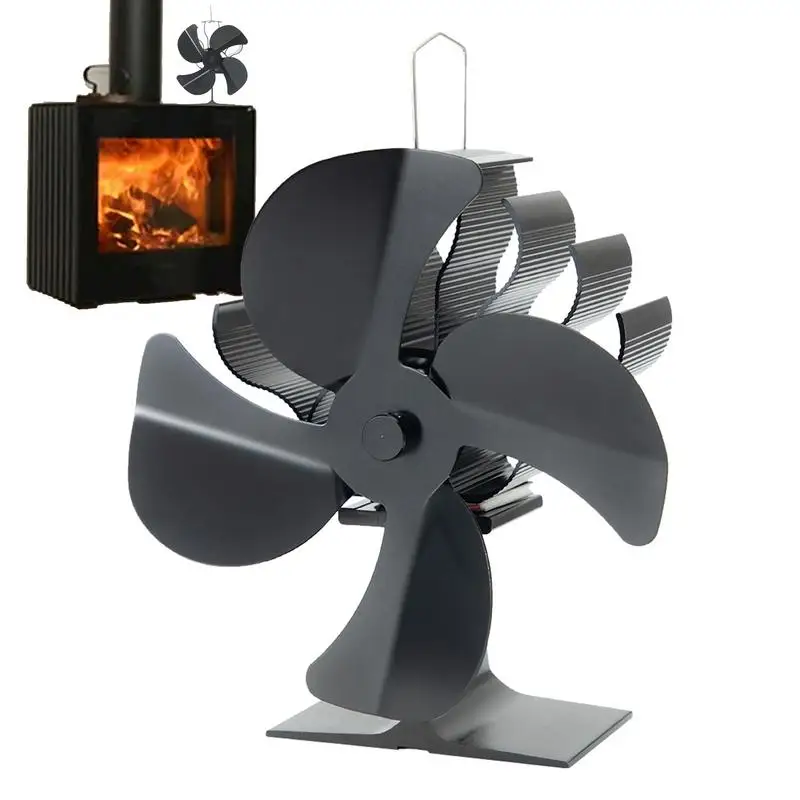 

Fireplace Fan Wood Burning Stove Fan Thermoelectric Wood Stove Fans For Log Wood Pellet Burning Stoves Save Energy & Efficient