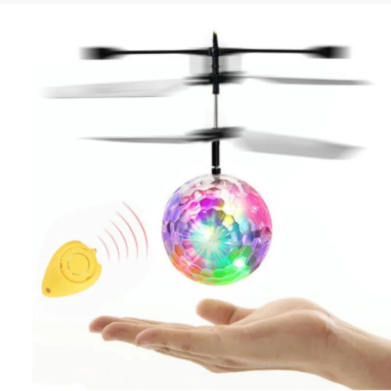 Mini Drone RC Helicopter Aircraft Mini Drone Fly Flashing Helicopter Hand Control RC Toys Mini Quadcopter Dron Kids Toys