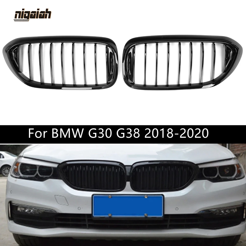 

Kidney Grill Black Sport Racing Front Air Intake Grille Fit For Bmw G30 G38 525i 528i 530i 540i 2017-2020,Car Accessories
