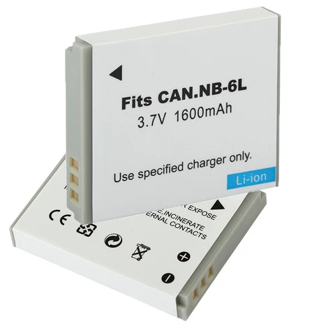 Аккумулятор NB-6L 1600 мАч для Canon