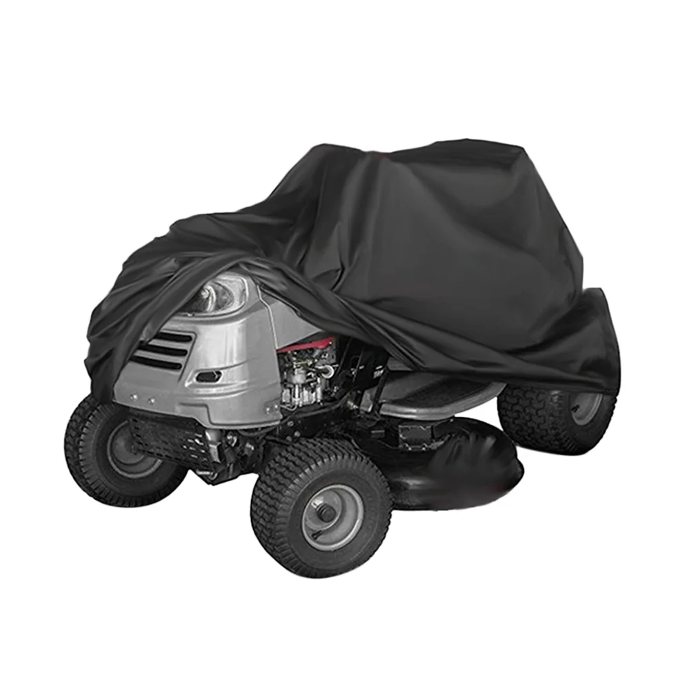 

Grass Machine Outdoor Cover Waterproof Grass Machine Cover Rain Sun UV Dust Wind Proof Covers Size S (Black 170X61X117cm)