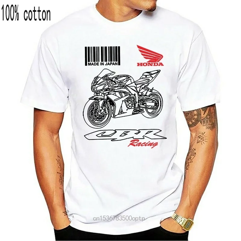 

Лидер продаж, Супермодная футболка для мотоциклистов 2019 Hon CBR 600 RR Racings Supersport Circuit Strada Moto 1000 HRC
