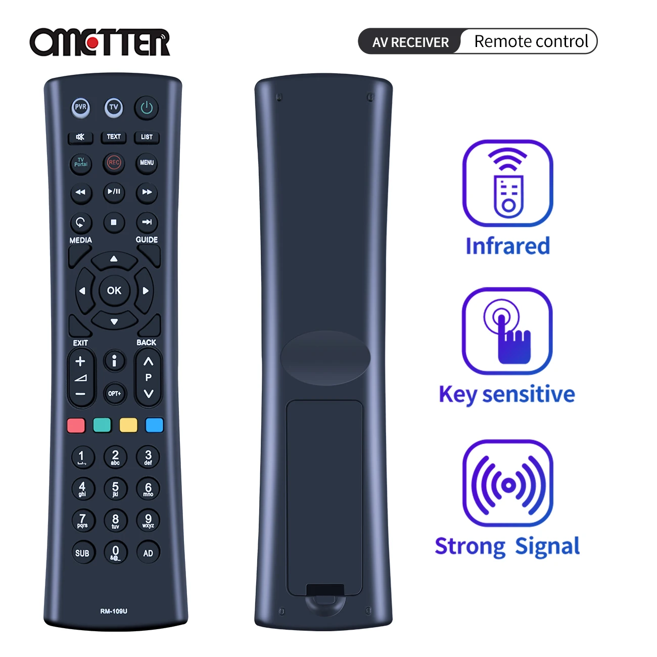 

Remote Control For Humax RM-I09U RM-109U HDR-2000T HDR-1800T HDR-1000 HDR-1100 YouView Review Receiver