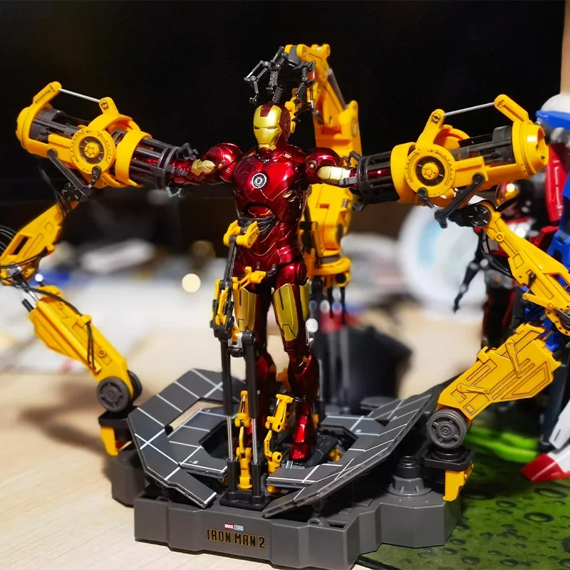 Лидер продаж игрушечный пояс Marvel Железный человек Mk4 оригинальная 1/10 Сборная