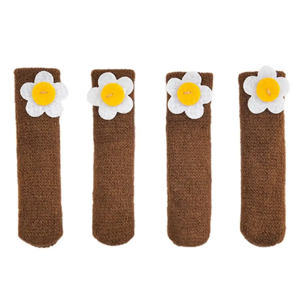 4 шт./комплект вязаные Нескользящие ножки на дверные ручки | Обустройство дома