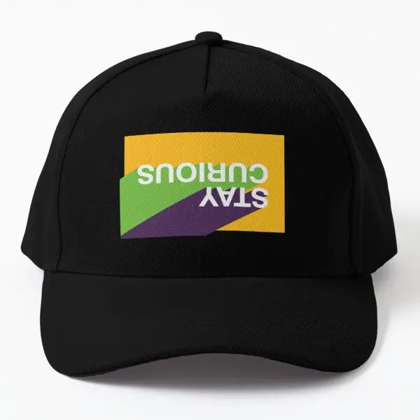 

Stay Curious Baseball Cap Hat Fish Czapka Snapback Spring Casual Summer Hip Hop Women Solid Color Sun Black Outdoor Casquette