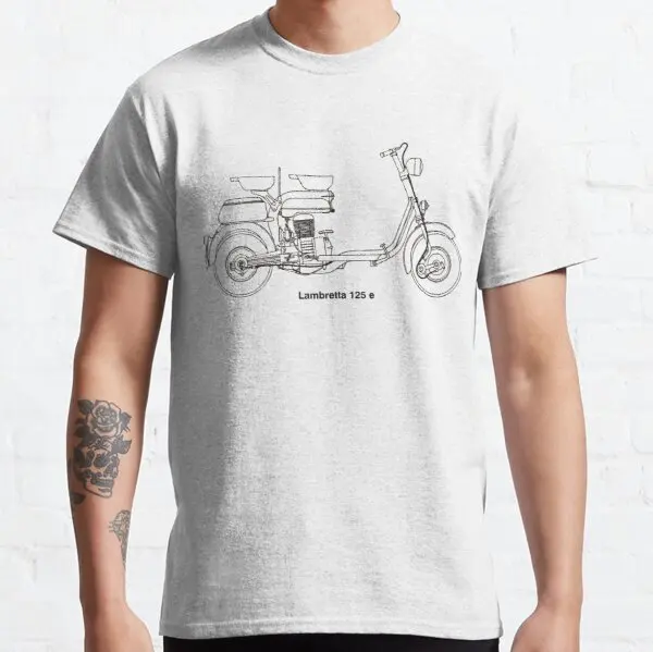 

Копия ламбрета 125 e, футболка для BMW Bajaj Bimota Haojue Triumph Jawa HONDA