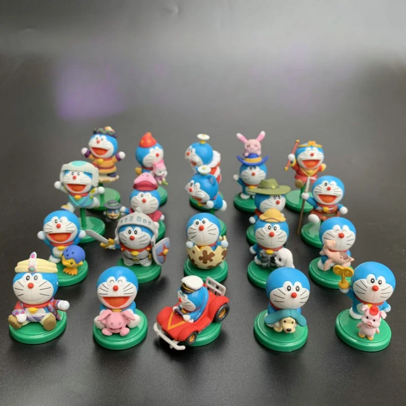 

Mini Cartoon Anime Doraemon Figure Keychain CANDY TOY Action Figure Assembly Model Toys