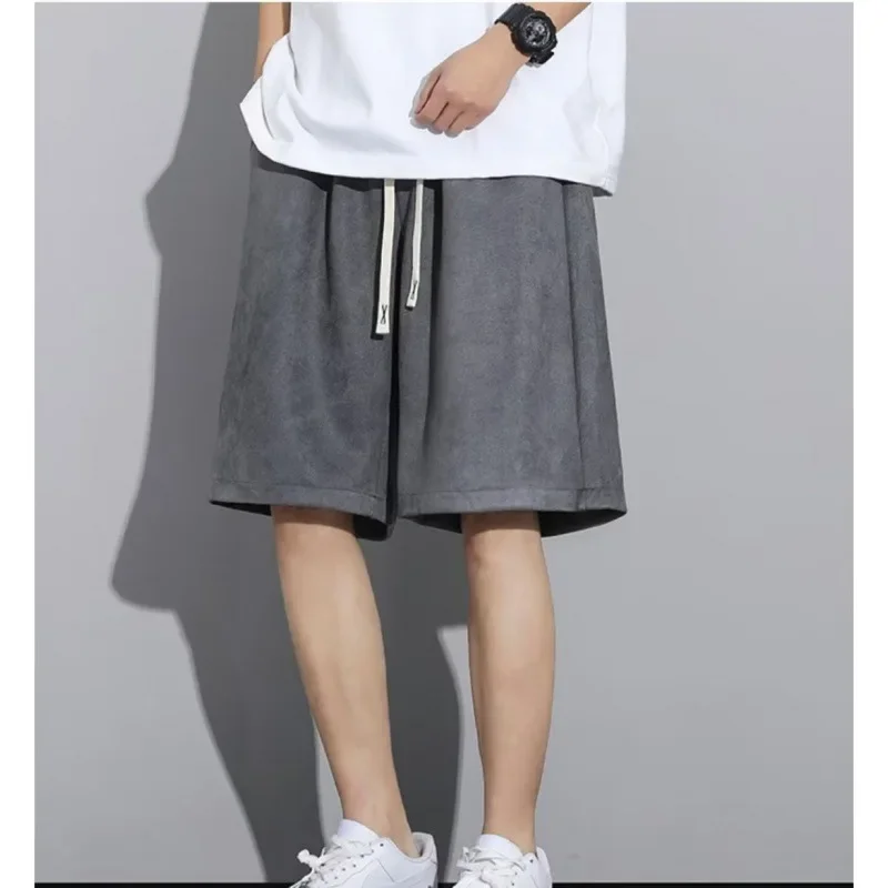 Мужские баскетбольные плавки свободного кроя однотонные легкие быстросохнущие