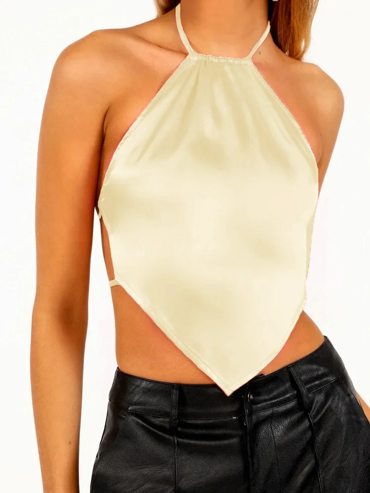 Сексуальное атласное нижнее белье с бриллиантами и подвесным вырезом маленькое