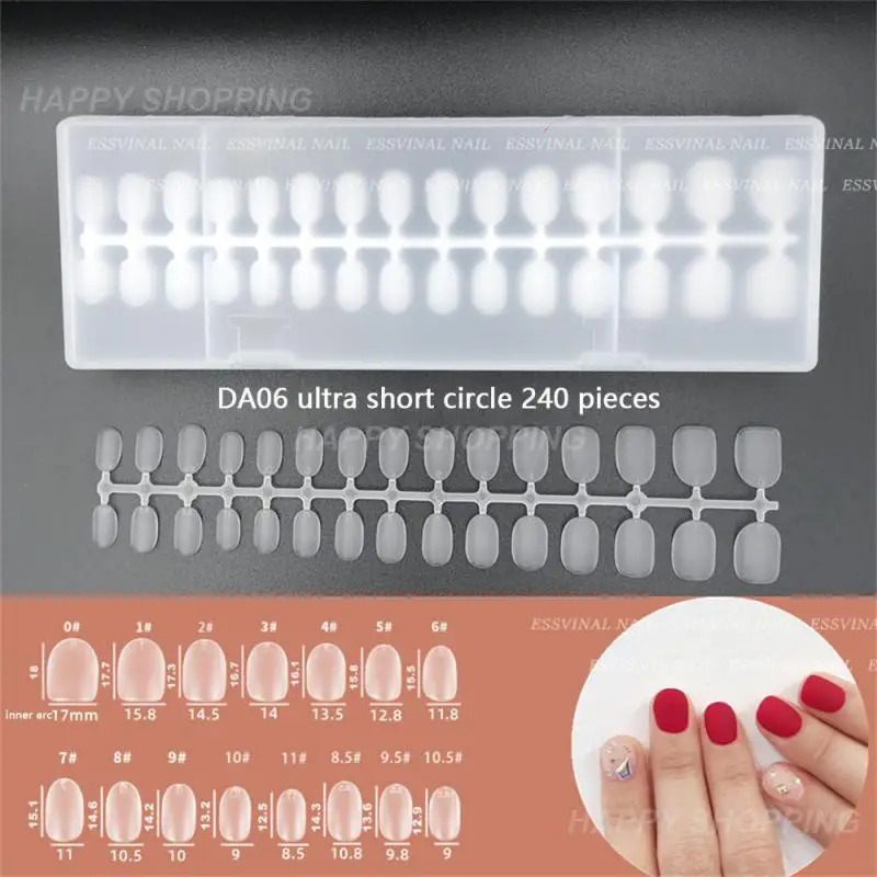 

Wear Armor 240 Pieces Per Box Natural Appearance No Damage Easy To Use Easy To Wear Translucent Nail Decal Thin Nail Cover Nail
