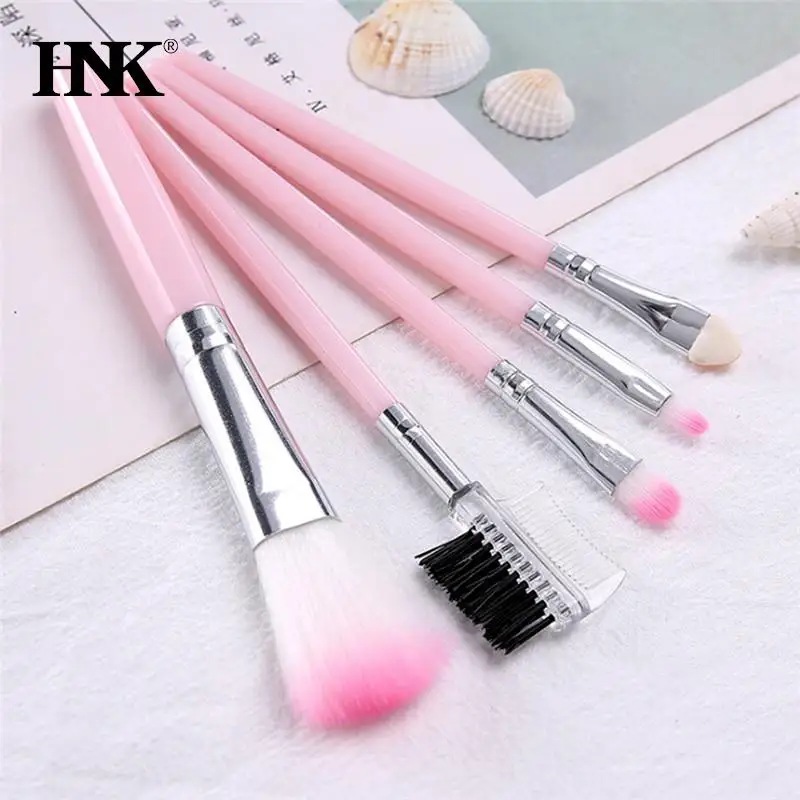 

5pcs Mini Makeup Brushes Make Up Tools Eye Shadow Foundation Eyebrow Eyeliner Eyelash Lip Brush Makeup Brushes