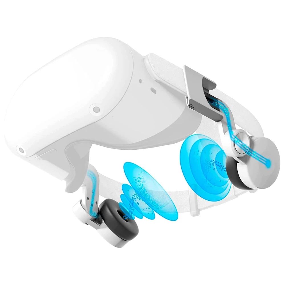 

Adjustable Ear Muffs for Oculus Quest 2 Elite Strap Enhance Sound Effect Compatible with KIWI BOBOVR Head Strap VR Headset