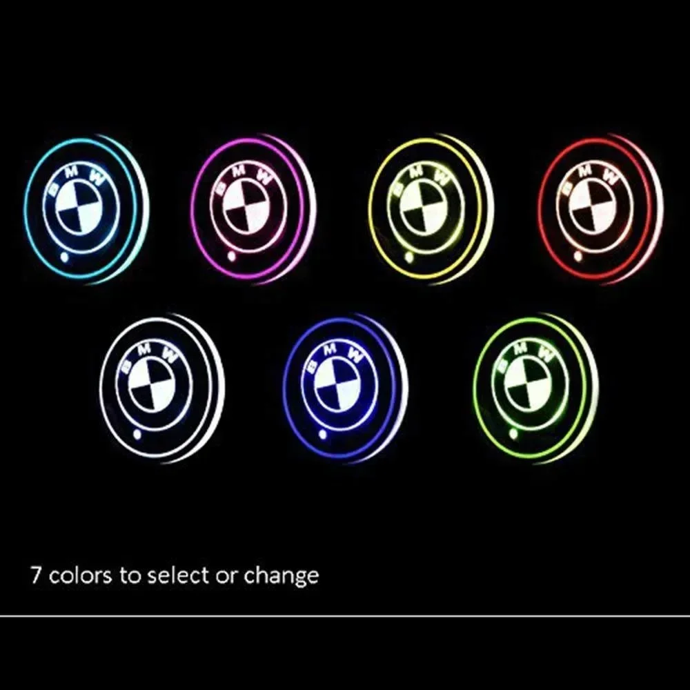 2 шт. новые светодиодные подставки для подстаканников автомобильные BMW E90 F20 F30 F34 F36