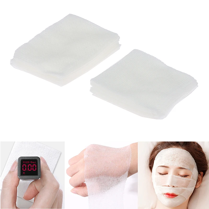 

40/200 Disposable Stretchable Wet Compress Cotton Makeup Remover Wipes Towel Facial Toner Skincare Cleaning Tools