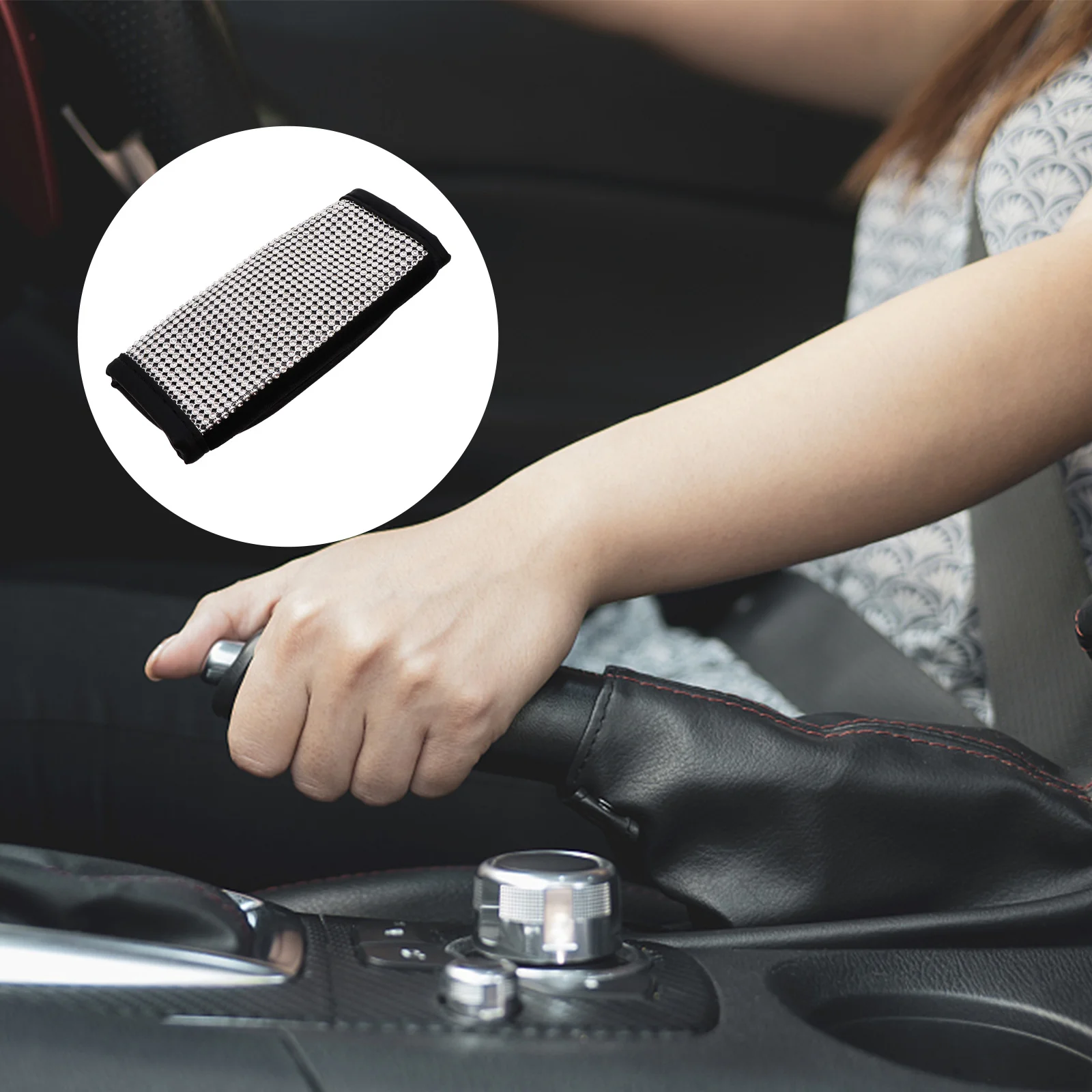 

Practical Universal Steering Rod Cover Handbrake Protector Parking Brake for Auto