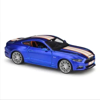 maisto diecast 124 scale classic 2015 ford mustang gt high simulation model car alloy metal toy car for chlidren gift