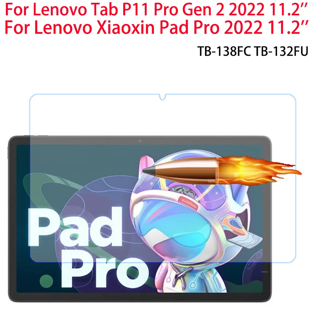 

Tempered Glass Film For Lenovo Tab P11 Pro Gen 2 11.2 inch 2022 Screen Protector For Xiaoxin Pad Pro 2022 11.2 TB-138FC TB-132FU