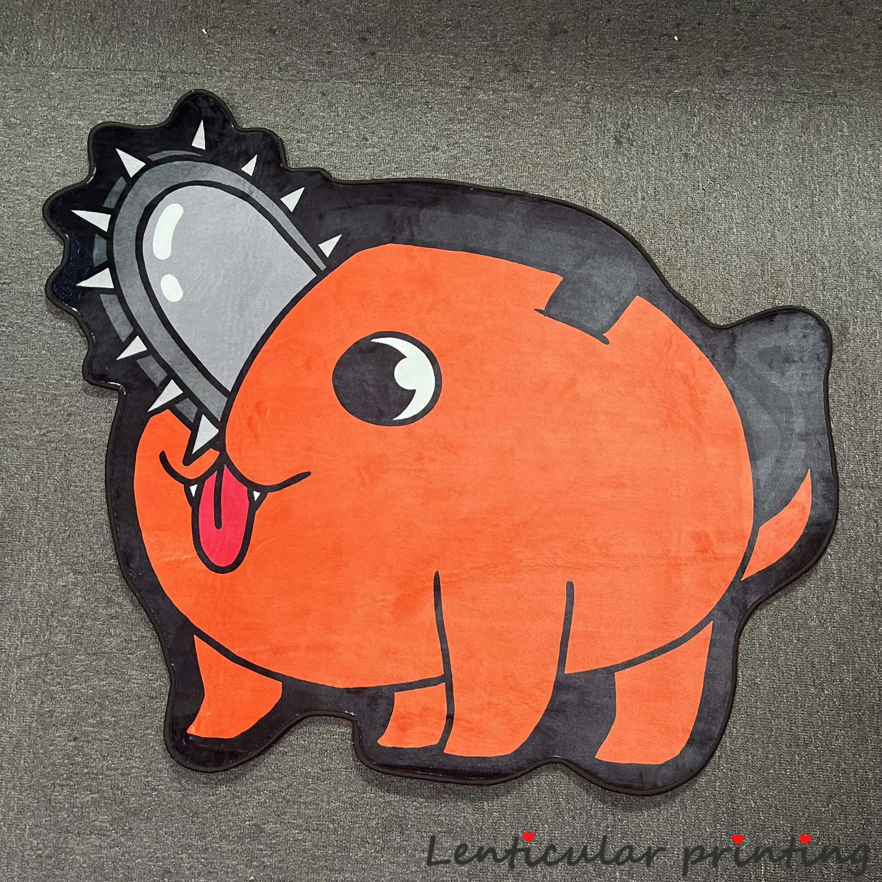 

Мягкие симпатичные почтовые коврики особой формы, аниме, Chiansaw, мужские ковры для гостиной, манга, кавайная собака, коврик, домашний декор