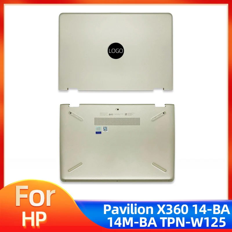 

New Original For HP Pavilion X360 14-BA 14M-BA TPN-W125 Back Cover Top Housing Case Lcd Rear Lid 924270-001 924272-001 Gold