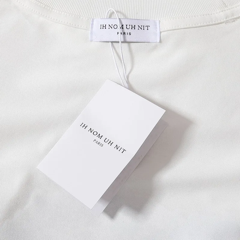 Американская модная уличная популярная футболка IH NOM UH NIT с круглым вырезом и