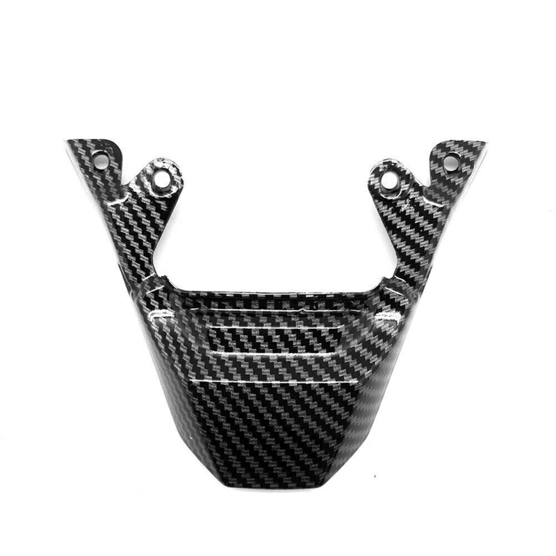 Motorcycle Carbon Fiber Pattern Rear Seat Tail Light Cover Fairing Cowl For KAWASAKI ZX6R 2019 2020 2021