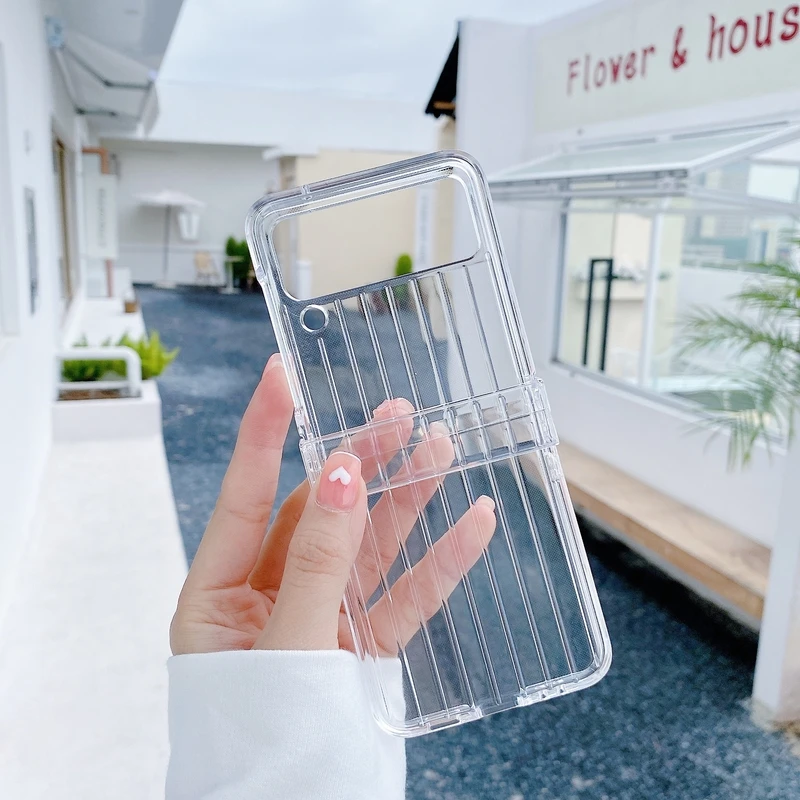 Transparent Suitcase Hard PC Hinge Protector Full Protection
