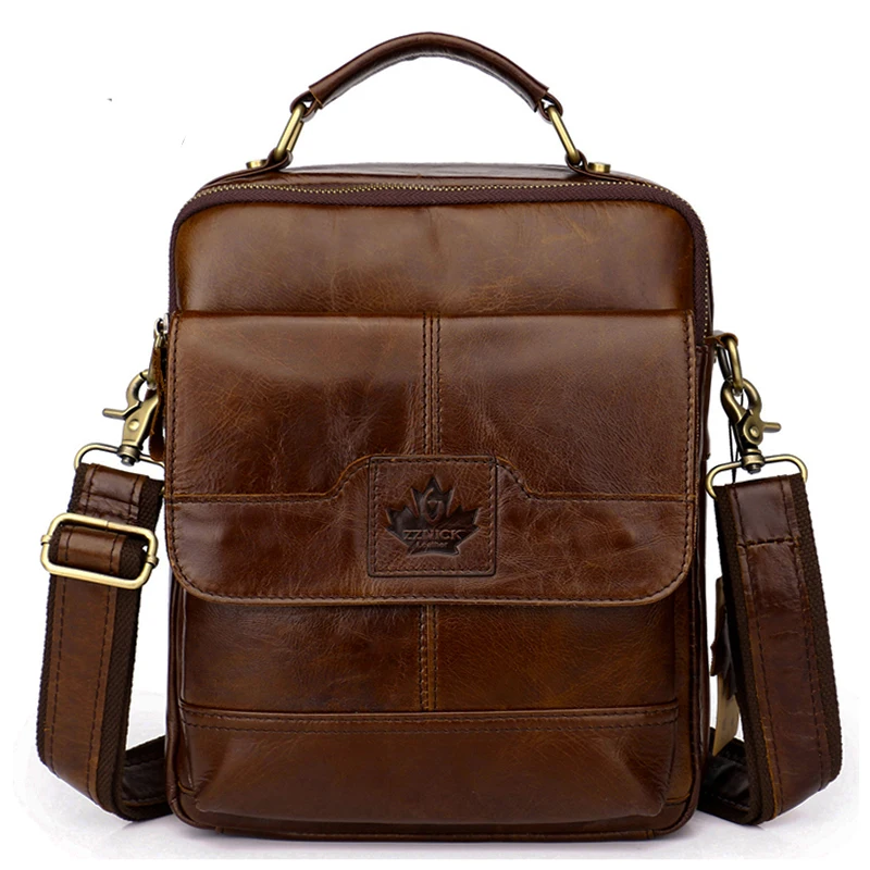 

Messenger Document Leather Travel Briefcase Shoulder Handbags Men Bag Bags Male Business Tote Laptop Genuine Casual Computer