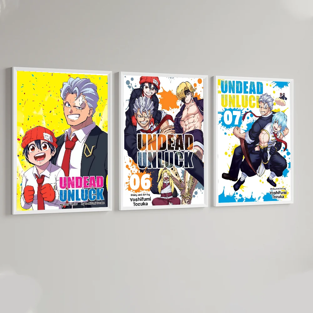 2023 аниме Undead Unluck Andy Fuuko Izumo постер DIY крафт-бумага винтажный настенная живопись