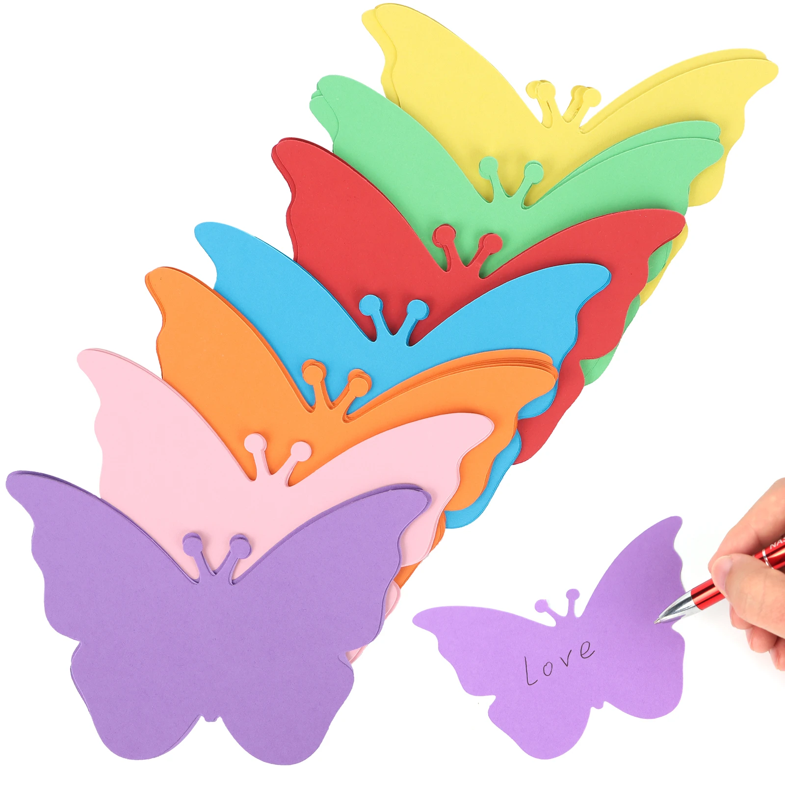 

Butterfly Cutouts Paper Butterflies 6 Assorted Color Spring Butterfly Cutout DIY Scrapbook Paper Album